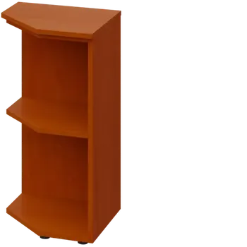 Policová skříň EZ 2 - 4 kancelářská skříň rohová, levá, 750x400x400, třešeň šumavská