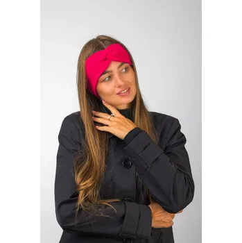 Čelenka VFstyle Pletená čelenka Elegant růžová