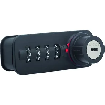 Nábytkové kování LEHMANN Zámek číselný Free 58.01 levý černá (LEHMANN Zámek číselný Free 58.01 levý černá)