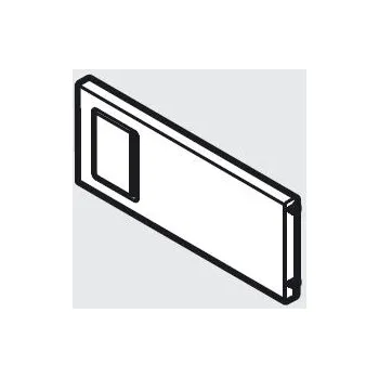 Příborník do zásuvky BLUM ZC7Q010SS Ambia Line příčka 100mm černá (BLUM ZC7Q010SS Ambia Line příčka 100mm černá)