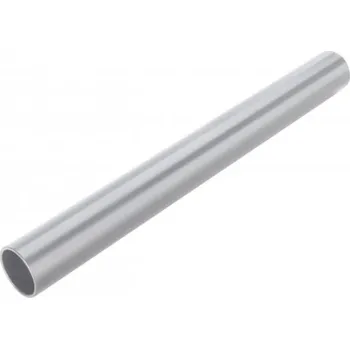 okap trubka do svorky (držáku) hliníková barvená bílo hliníková 32/2 mm, délka 3 m