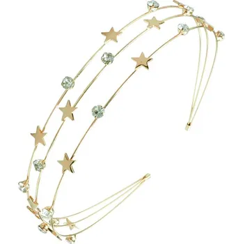 Carla Dámská čelenka do vlasů Godiva zlatá Univerzální