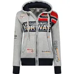 Dámská mikina s kapucí Geographical Norway Flyer Barva: Šedá, Velikost: XL