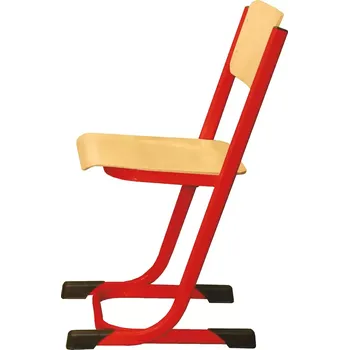 Jídelní židle Bedřich židle pevná, malá velikost 4 RAL 3002 - červená