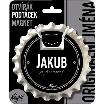 Otvírák Nekupto Otvírák na pivo, podtácek se jménem - Jakub