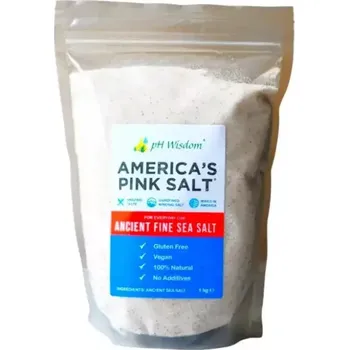 Kuchyňská sůl Redmond - Americas Pink Salt - nerafinovaná pravá mořská růžová sůl z Utahu - 1 kg