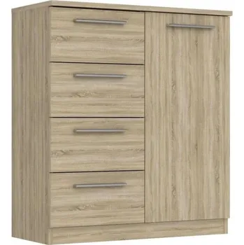 přebalovací pult a komoda Casarredo Komoda ZENOBI 1D4S dub sonoma