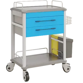 OVM - 22 vozík zdravotnický 2-zásuvkový, modrá