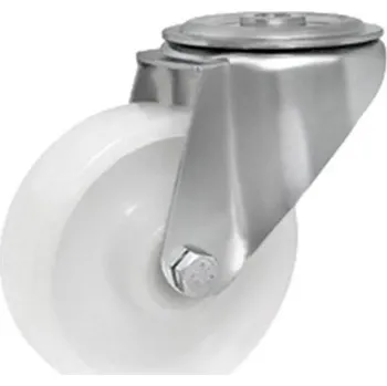 Pojezdové kolečko Polyamidové kolo 100 mm nerezová otočná vidlice ZABI