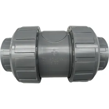 Ventil PVC kuželový zpětný ventil - S4 d63,DN50, PN16 Praher (teflon)