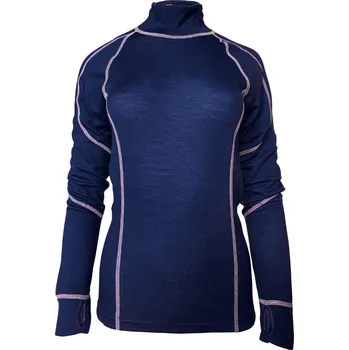 MERINO triko dlouhý rukáv .dámské .L .tmavě modrá