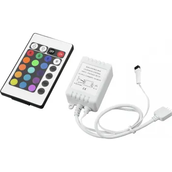 LED páska Eurolite kontrolér pro LED pásky RGB, IR, 24V