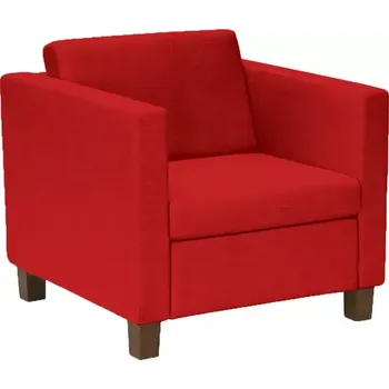 Sedací souprava BOGA - 1 sedací souprava, koženka SK 7 - koženka červená