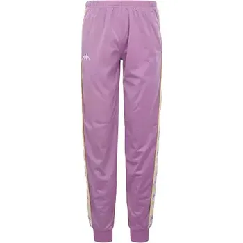 Dámské Tepláky Kappa 222 BANDA WRASTORIAI SLIM Violet Lilla-White-Yellow Anisette velikost XS