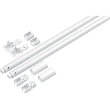 Nábytkové kování K-StrongBox reling 300 mm bílý středový (K-StrongBox reling 300 mm bílý středový)