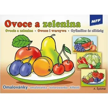 omalovánky MFP Omalovánky A5 Ovoce a zelenina