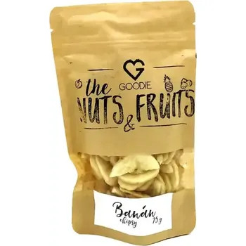 Sušené ovoce Goodie Bio křupavé banánové chipsy 250 g