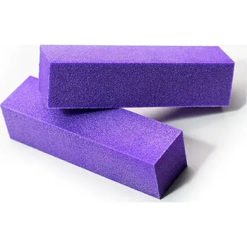 Leštící BLOK na nehty fialový třpytiví