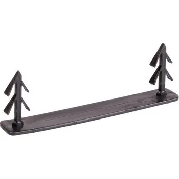 Giacomini W983-10 Široký upevňovací třmen pro trubky v systémových deskách 75 x 26 mm