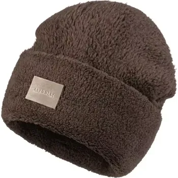 Čepice Dámská čepice Woolk Teddy Hnědá