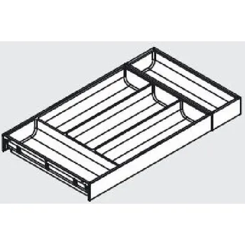 Příborník do zásuvky BLUM ZC7S550BS3 Ambia Line příborník 300/550 černý (BLUM ZC7S550BS3 Ambia Line příborník 300/550 černý)