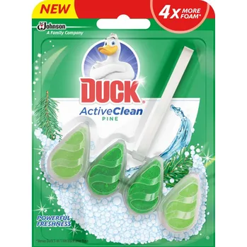 WC čistič Duck Active Clean Pine WC závěsný čistič s vůní 38,6 g