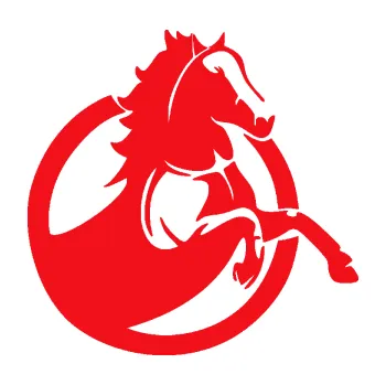 Samolepící dekorace SAMOLEPKA Kůň 105 pravá ve skoku (10 - červená) NA AUTO, NÁLEPKA, FÓLIE, POLEP, TUNING, VLASTNÍ TEXT, TISK, AUTOSAMOLEPKY.cz, POLEPY, OBRÁZEK, LOGO, SAMOLEPKY