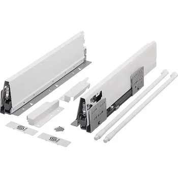 StrongBox zásuvka H204/270mm, reling kulatý horní, bílá (StrongBox zásuvka H204/270mm, reling kulatý horní, bílá)