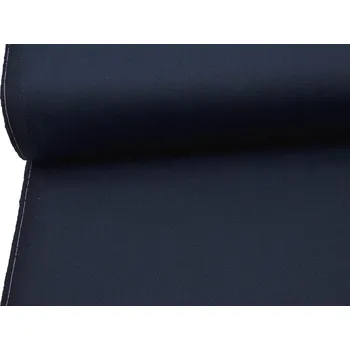 Mirtex Látka kepr NORD 350/02 Tmavě modrá šíře 150cm Zbytková metráž
