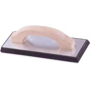 Zednické hladítko LOBSTER Hladítko plastové pryž bílá 24cm / oblé, ostré