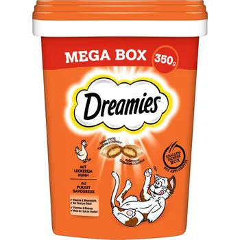 Krmivo pro kočku 4x350g Dreamies megabalení - výhodné balení kuřecí