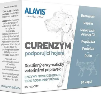 Lék pro psa a kočku Alavis Curenzym Enzymoterapie