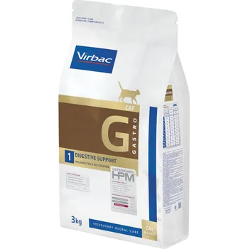 Krmivo pro kočku 3kg Virbac Veterinary HPM Cat Digestive Support G1
