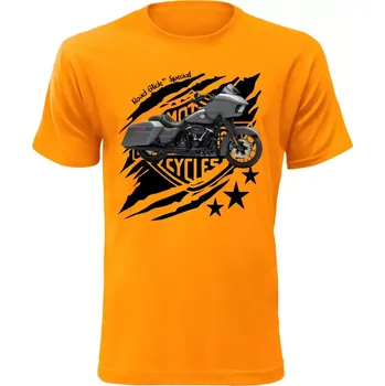 Pánské tričko Harley Davidson Road Glide Special oranžové