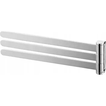 Držák na ručník BISK Erga NATURE, 3-ramenný věšák na ručníky 320mm, chromová, ERG-04871