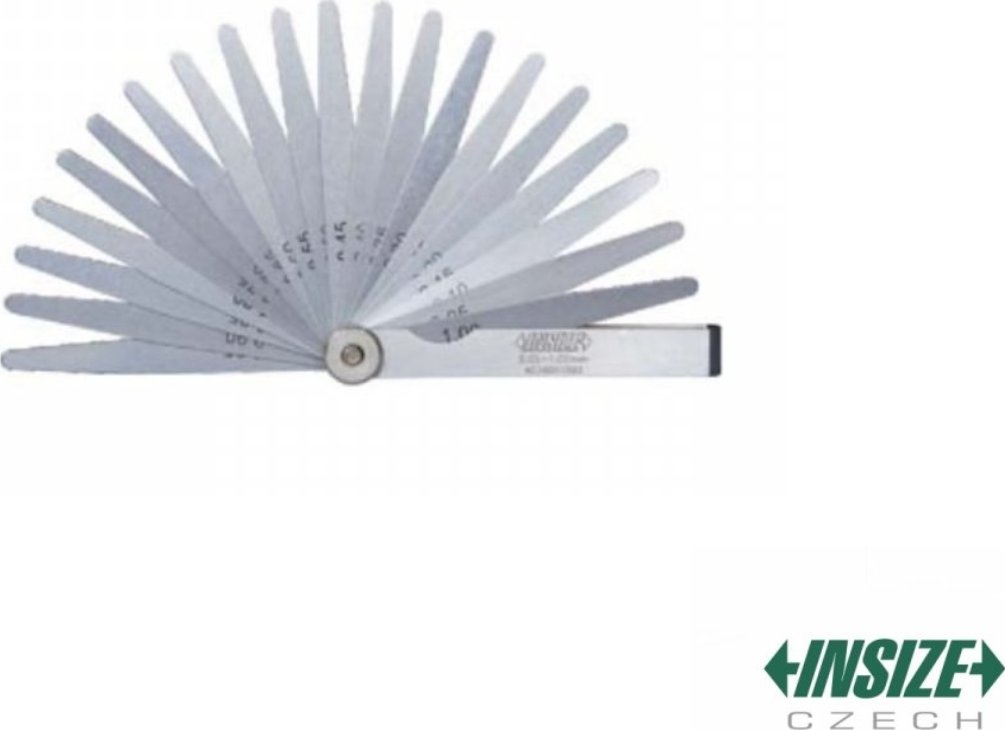Spárové měrky 0,03-1,0 mm, 32 listů INSIZE