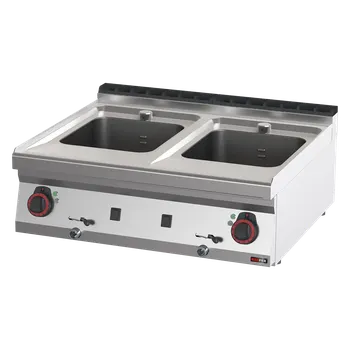 Sporák Vařič těstovin elektrický 16 + 16 l bez podestavby 400 V | REDFOX - VT 70/08 E