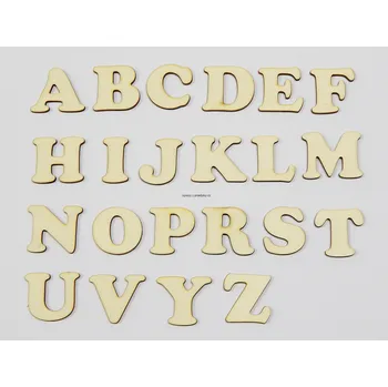 Překližka Výřez z překližky, PIS11, PÍSMENO C-patkové, 3cm, 1ks