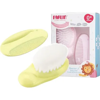 Zubní kartáček Baby Farlin Kartáček a hřebínek pro děti od 0+ měsíců BF-150A