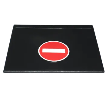 Úzká zástěrka zakázaný směr