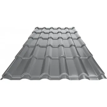 Střešní krytina Krytina UNI 2, prachově šedá RAL 7037, lesklá - tlouška 0,55mm, modul 400