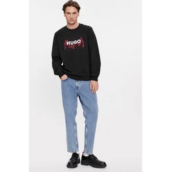 Pánská mikina Hugo Mikina Duragol 50506990 Černá Regular Fit XXL