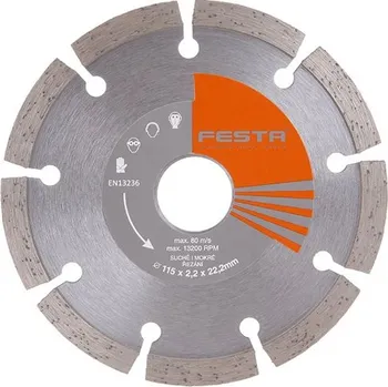 Řezný kotouč 115mm diamantový segment kotouč FESTA 21311