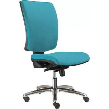 BOLZANO CR ASYN židle kancelářská, koženka AN 078 - koženka tyrkysová
