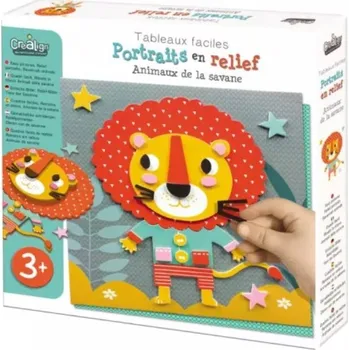 Dětské razítko Crea Lign Kreativní sada ZVÍŘÁTKA Z AFRIKY
