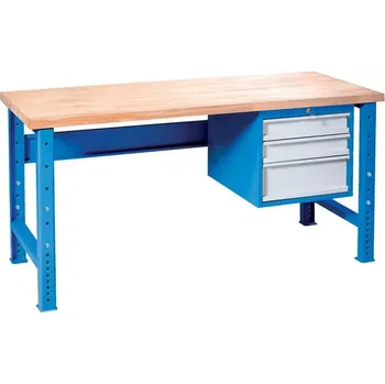 Dílenský stůl E 200/80 dílenský pracovní stůl - výškově stavitelný