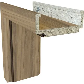 Zárubeň Obložková zárubeň Solodoor 90 L šířka 150 mm ořech