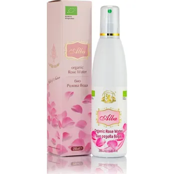 Přípravek na opalování Alba grup Certifikovaná organická růžová voda 250 ml