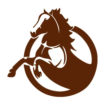 Samolepící dekorace Kůň 105 levá ve skoku (15 - hnědá) SAMOLEPKA NA AUTO, NÁLEPKA, FÓLIE, POLEP, TUNING, VLASTNÍ TEXT, TISK, AUTOSAMOLEPKY.cz, POLEPY, OBRÁZEK, LOGO, 3D STICKERS