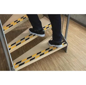 Lepicí páska Protiskluzová páska "DURALINE®", žlutá-černá, 25 mm x 15 m, DURABLE 1081130